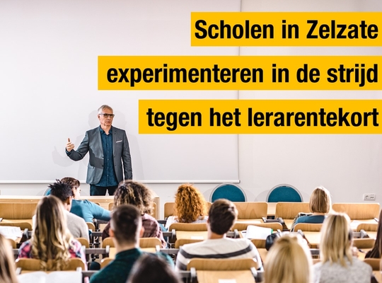 Scholen in Zelzate experimenteren in de strijd tegen het lerarentekort  Scholen in Zelzate experimenteren in de strijd tegen het lerarentekort